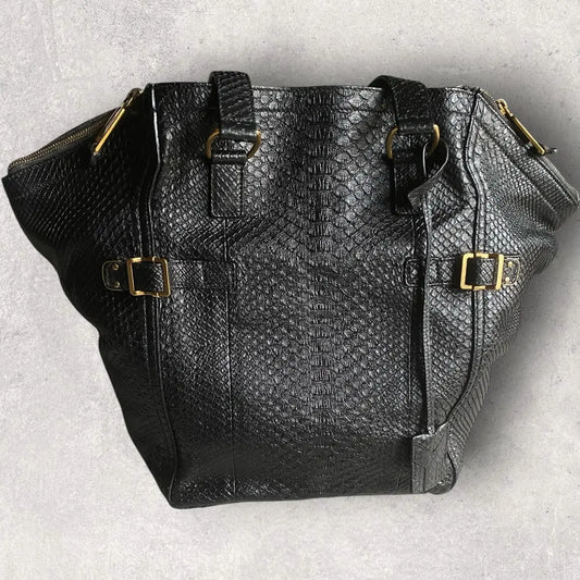 Yves Saint Laurent - YSL Python Leather Downtown Bag