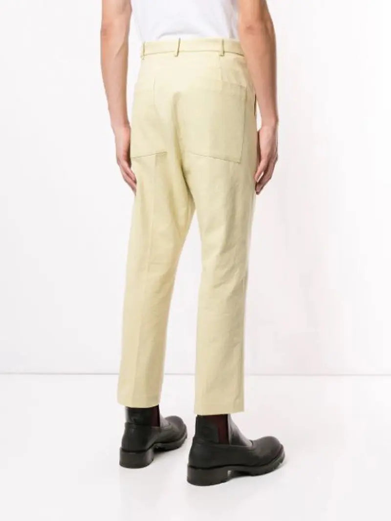 Haider Ackermann - 2019 Pale Yellow High Waist Pants