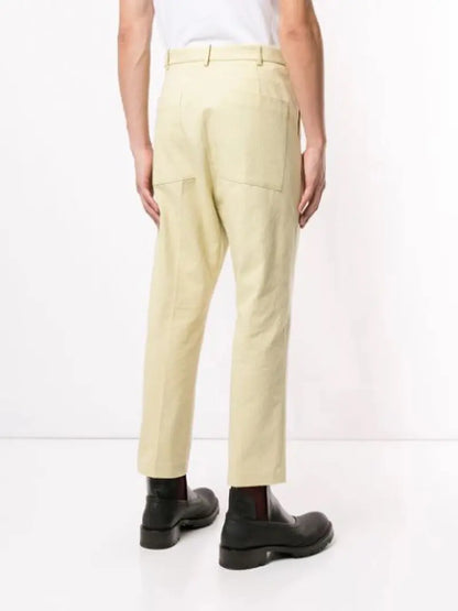 Haider Ackermann - 2019 Pale Yellow High Waist Pants