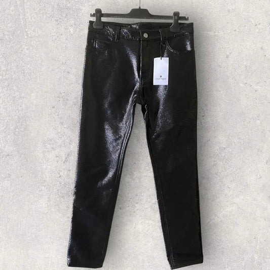 Courreges - NWT Re Edition 5 Pocket Black Vinyl Pants