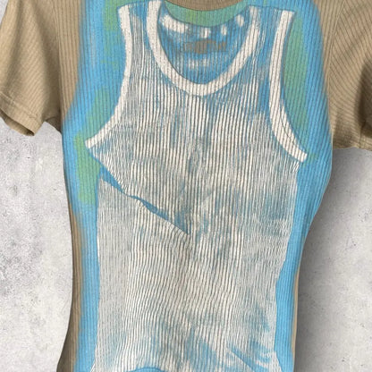 Jean Paul Gaultier - Trompe-l'œil Tank Top Ribbed T Shirt