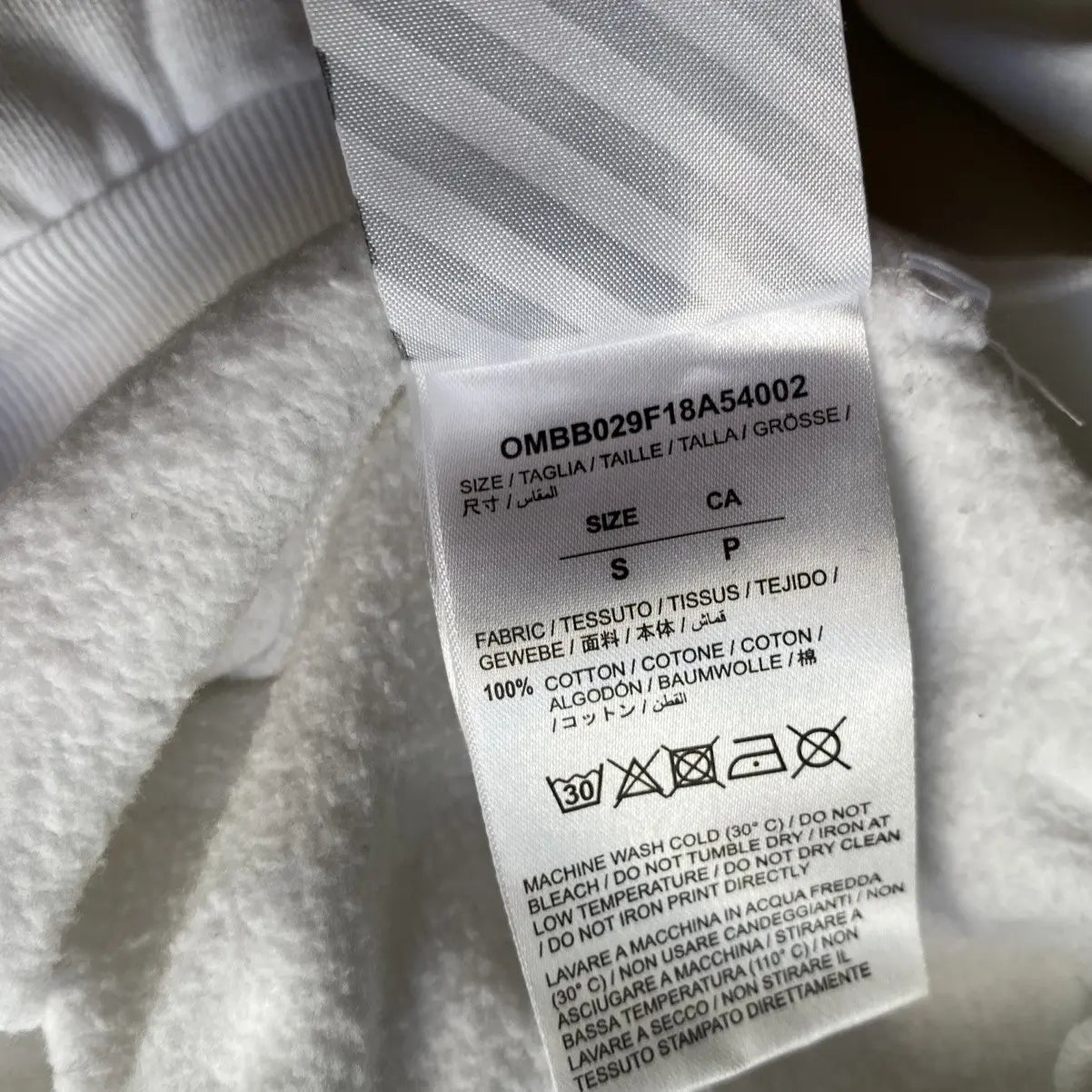 Off-White - SS18 Hoodie