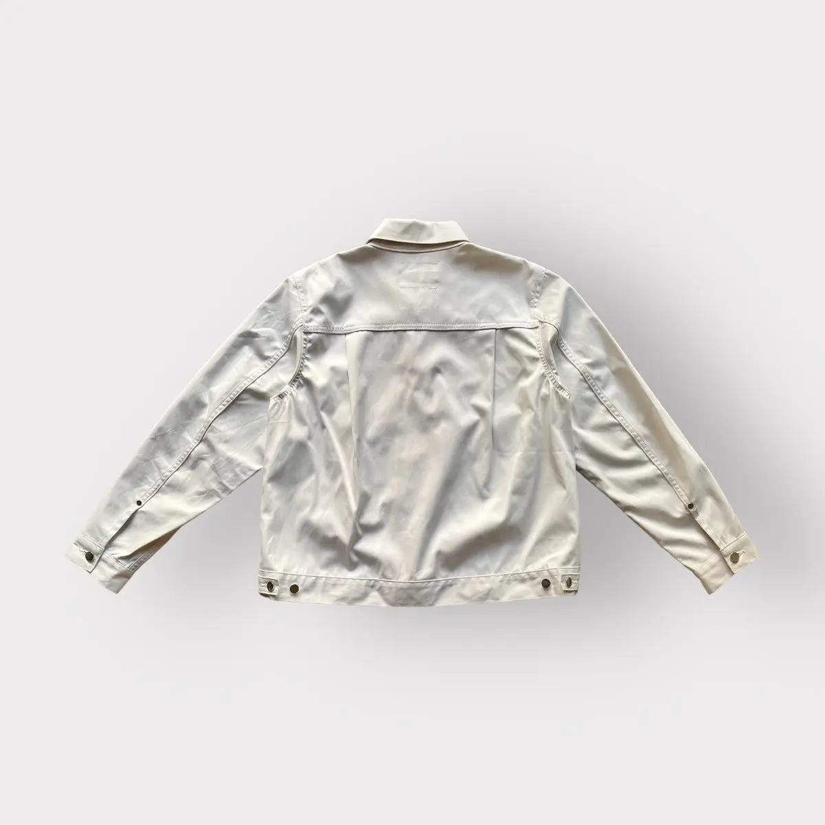 Comme des Garcons - White Water-Resistant Pleated Jacket
