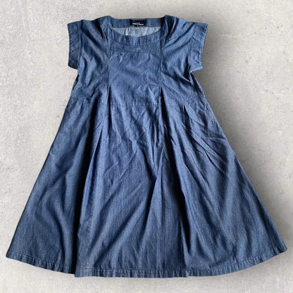 Comme des Garcons - Tricot Blue Chambray Oversized Dress