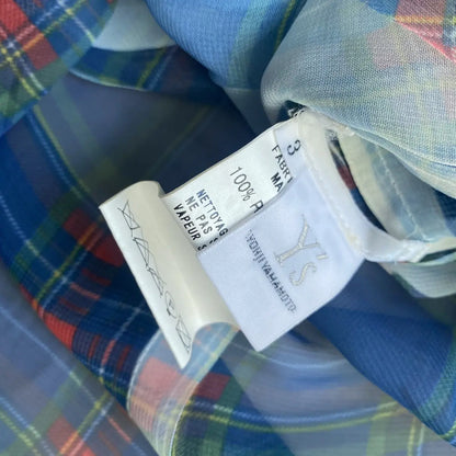 Yohji Yamamoto - Y’s Tartan Print Top