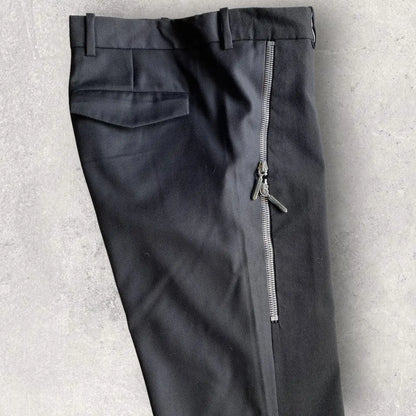 Balenciaga - Nicolas Ghesquière Archive Zip Details Woven Contrast Pants