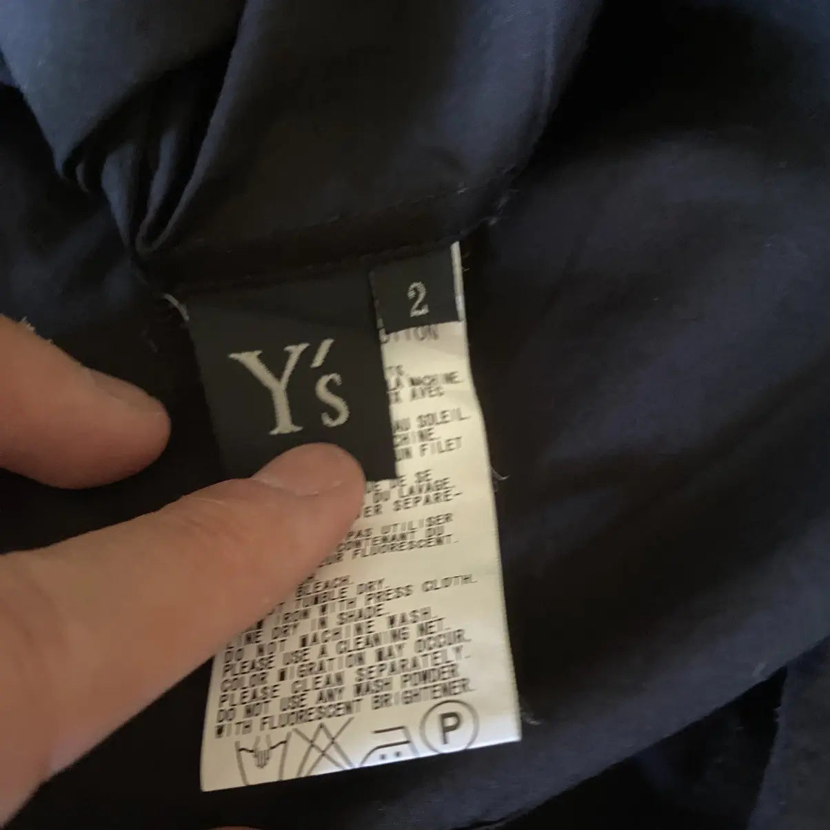 Yohji Yamamoto - Y’s Shrunken Oversize Shirt