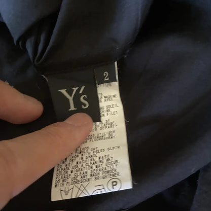 Yohji Yamamoto - Y’s Shrunken Oversize Shirt