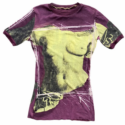 Jean Paul Gaultier - Vintage SS99 Venus Sheer Mesh Inside Out T Shirt
