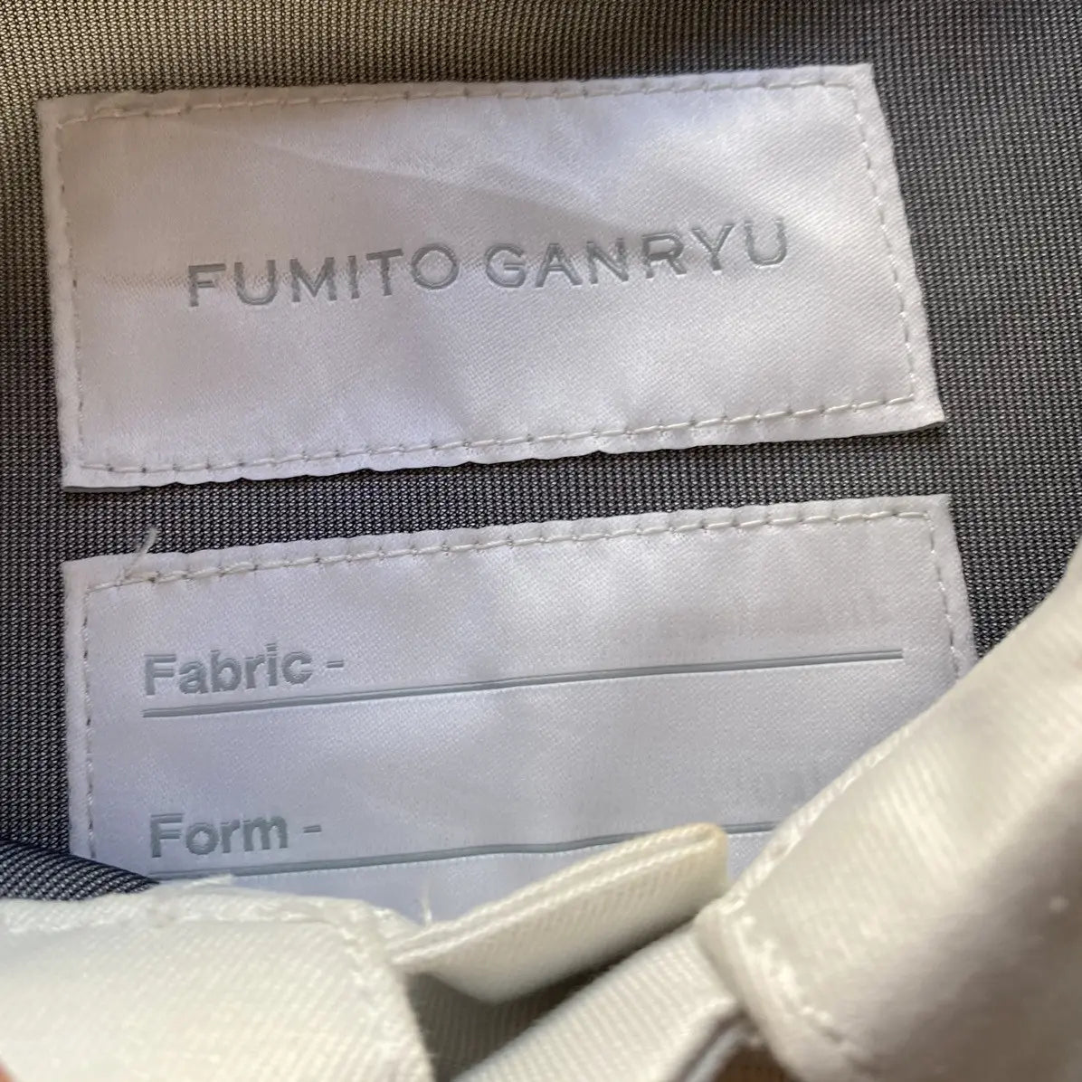 Comme des Garcons - White Water-Resistant Pleated Jacket