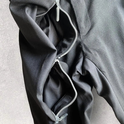 Balenciaga - Nicolas Ghesquière Archive Zip Details Woven Contrast Pants