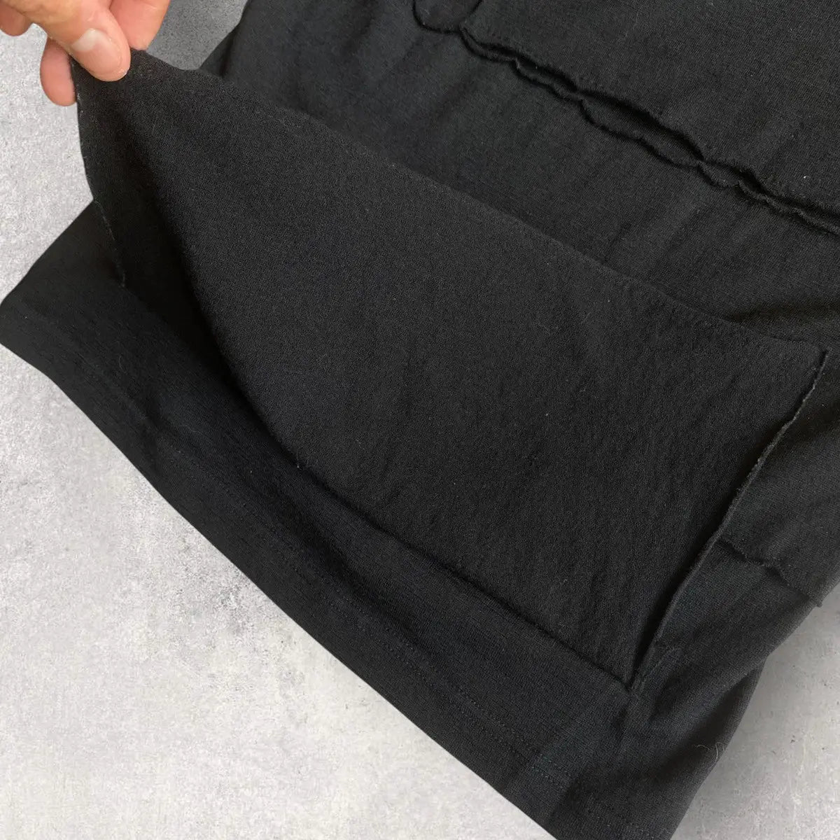 Undercover  Vintage - “Leaf” AW97-98 Stretch Wool PatchWork T Shirt