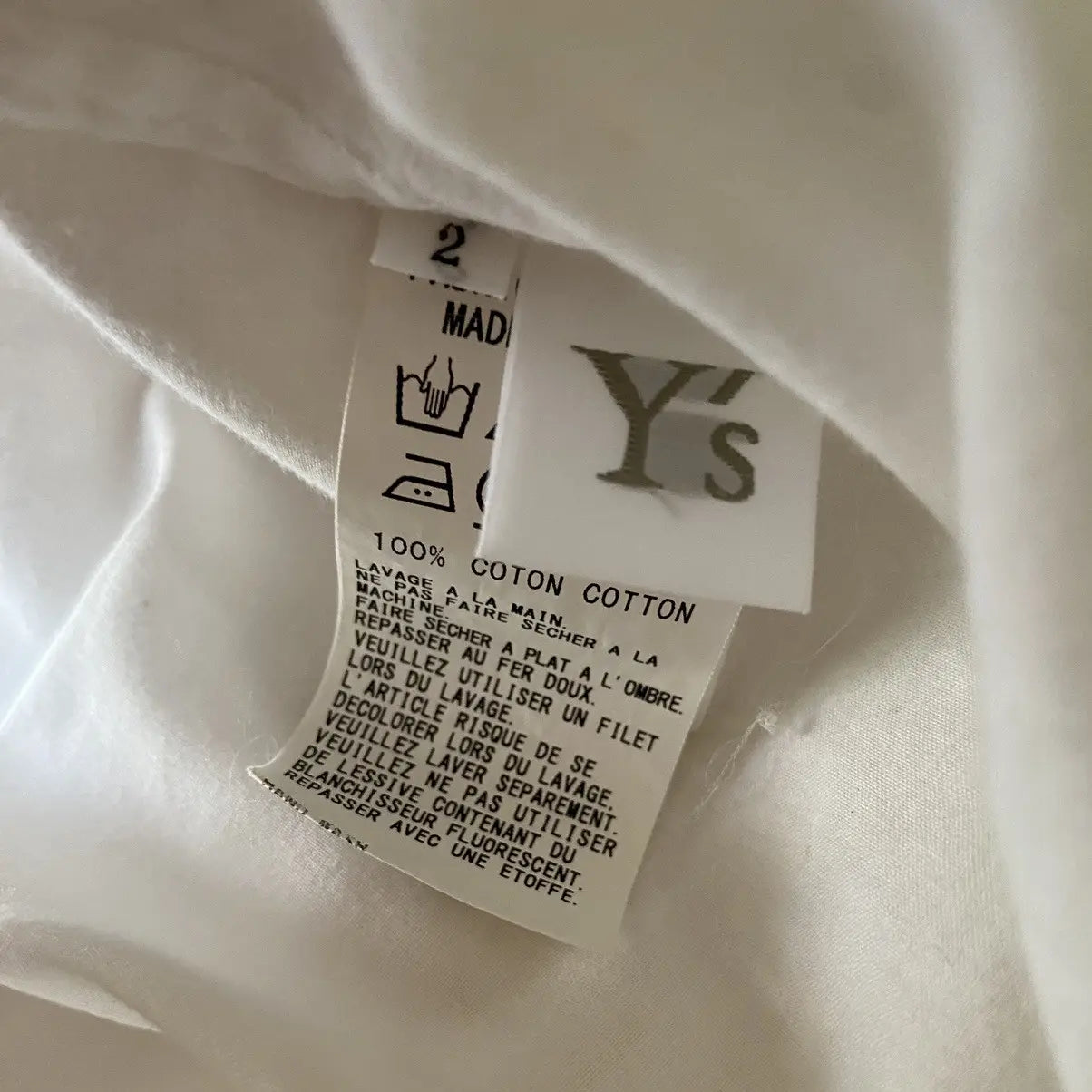 Yohji Yamamoto - Y’s Buttons Up Blouse