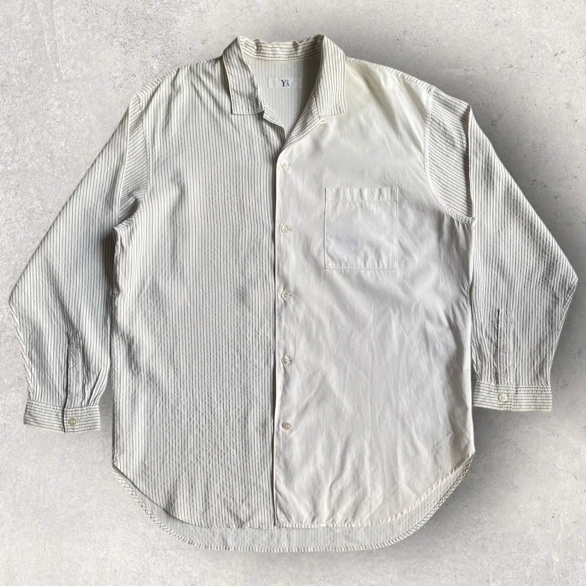 Yohji Yamamoto - Y’s Open Collar Rayon Oversized Shirt