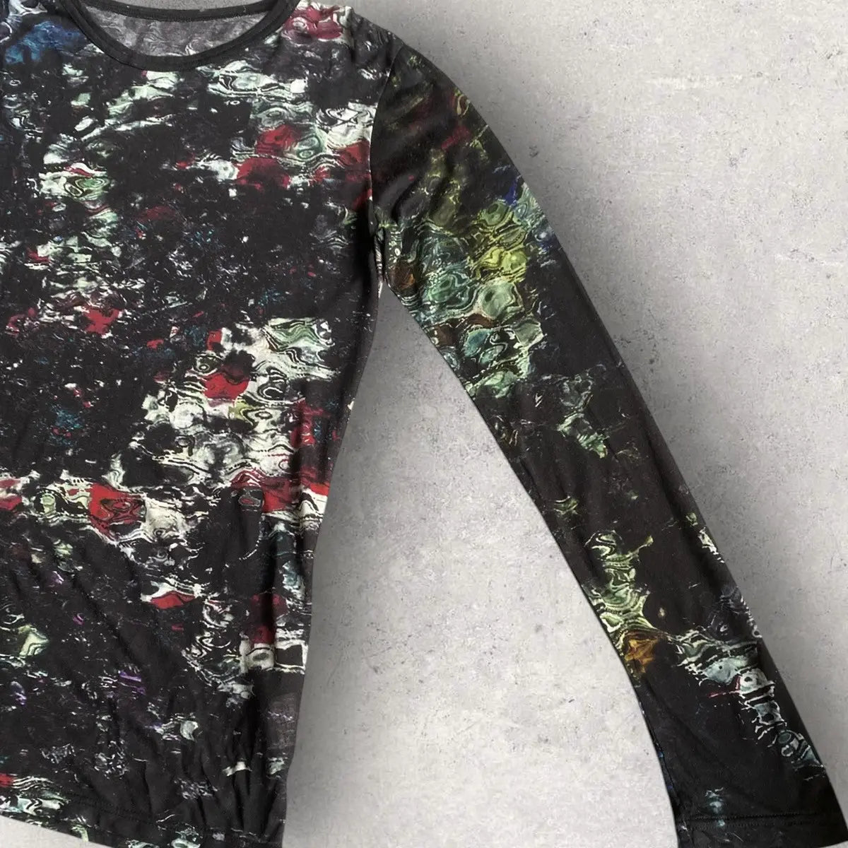 Yohji Yamamoto - Noir AW20-21 Psychedelic Oversize L/S