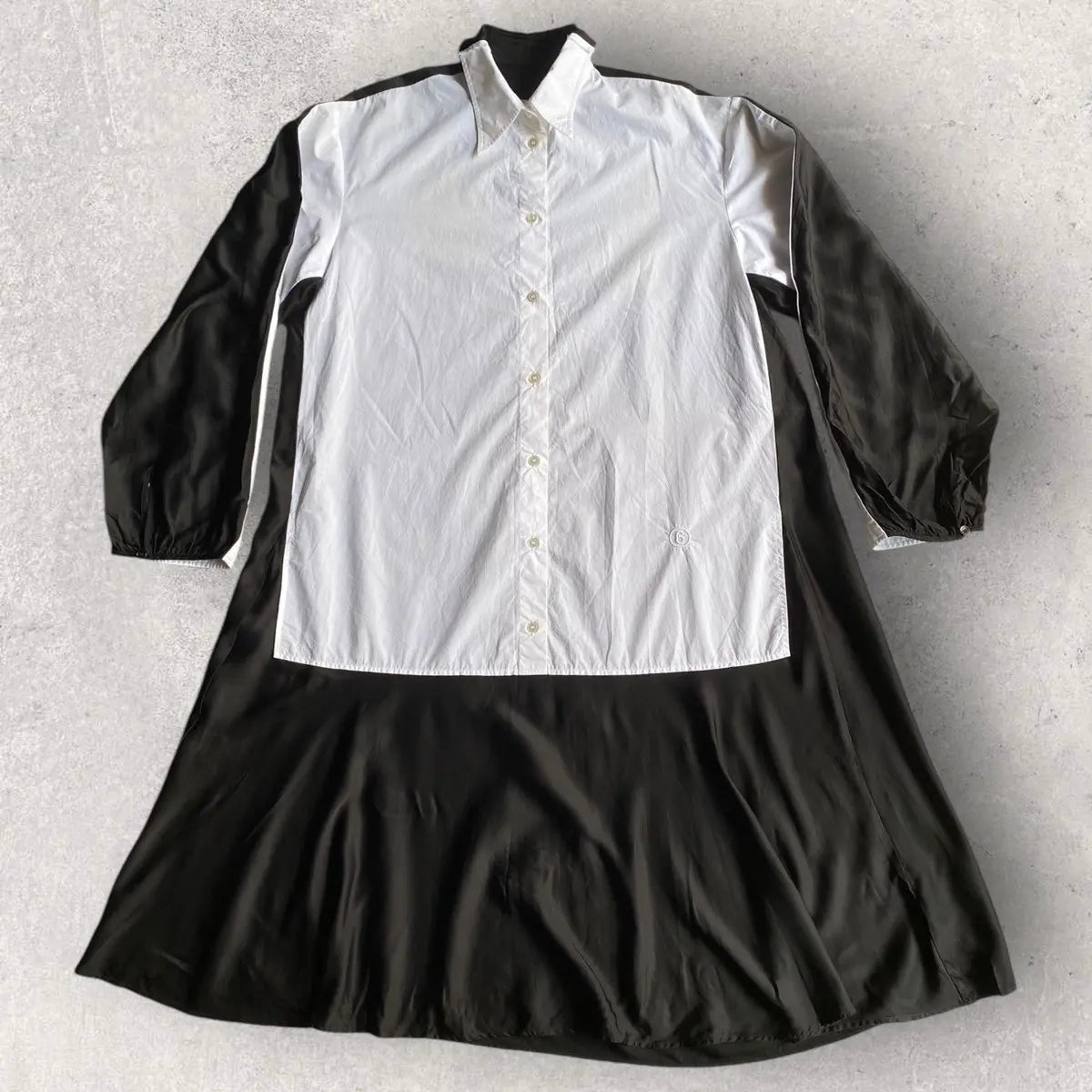 Maison Margiela - SS21 Oversized Contrast Dress Shirt