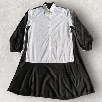Maison Margiela - SS21 Oversized Contrast Dress Shirt