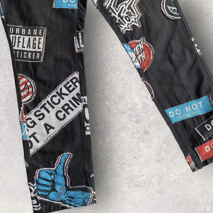 Doublet - SS16 Jacquard Woven Sticker Pant