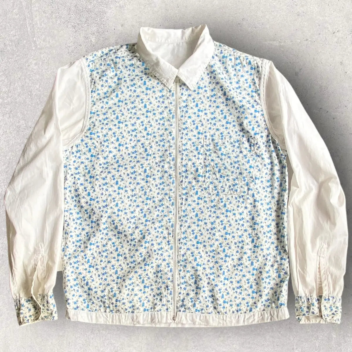 Comme des Garcons - CDGH Zip Up Floral Layer Shirt