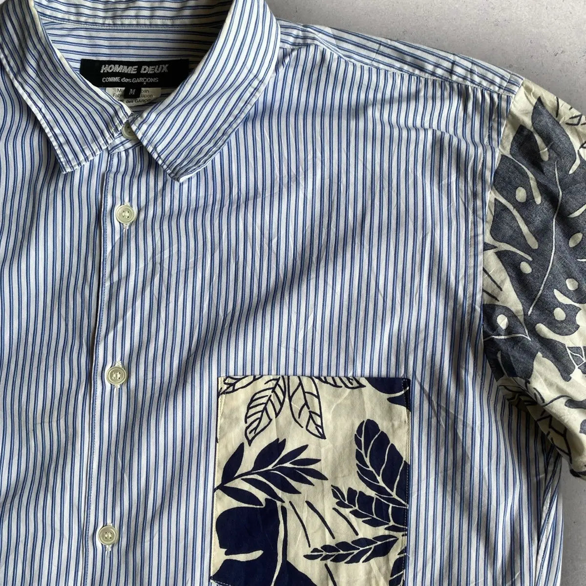 Comme des Garcons - SS13 Stripes/Floral Shirt