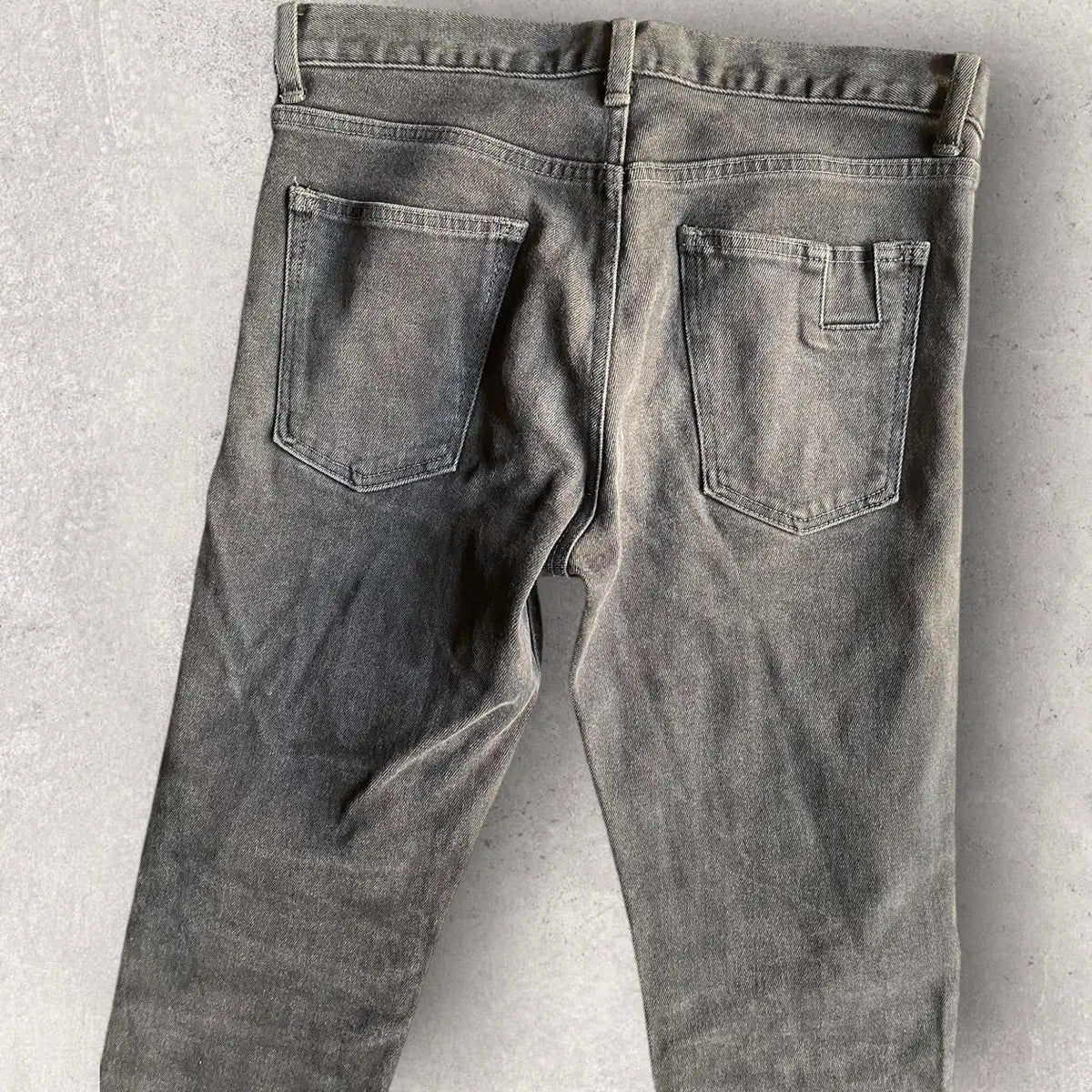 N.Hoolywood - Black Wash Bootcut Stretch Denim