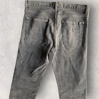 N.Hoolywood - Black Wash Bootcut Stretch Denim