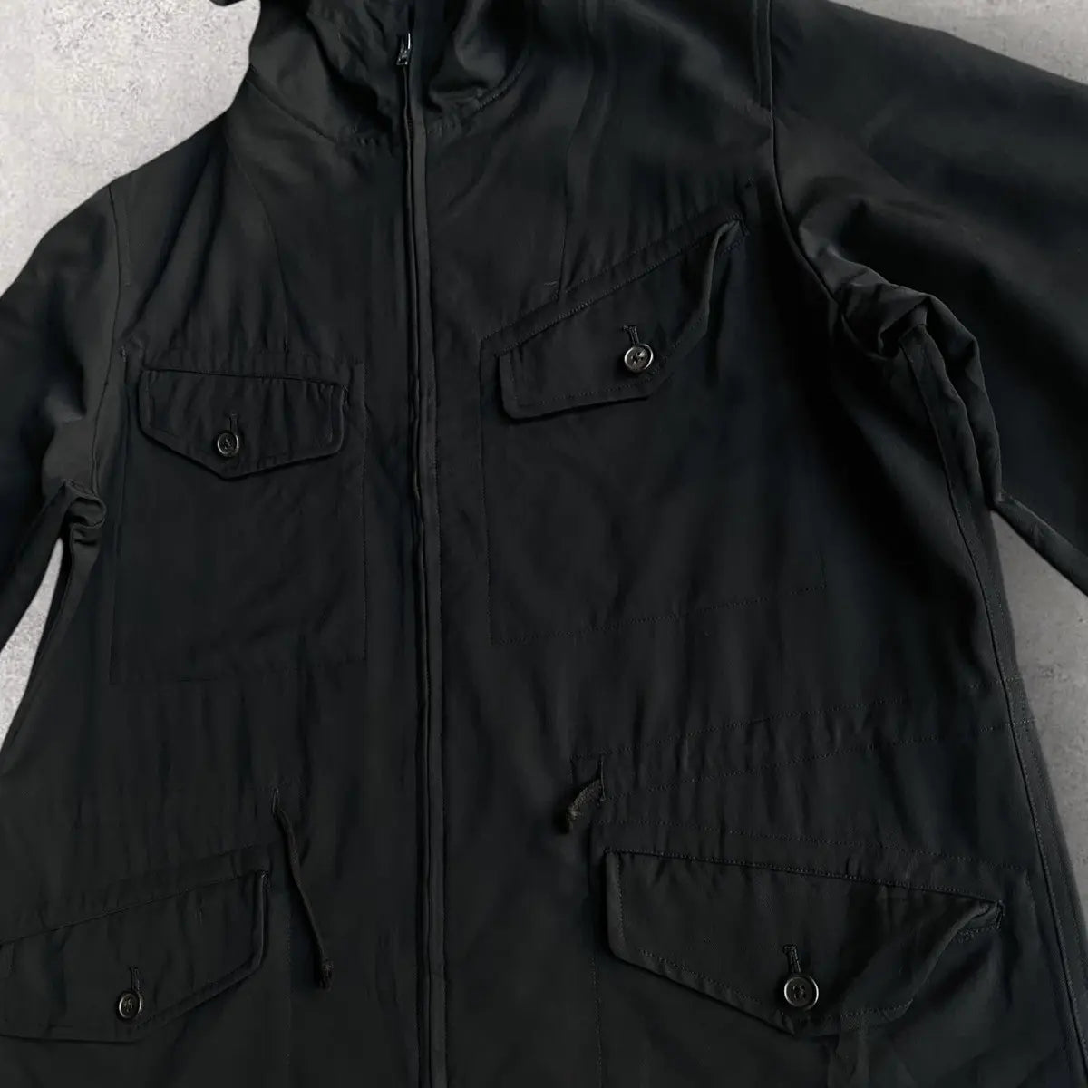 Yohji Yamamoto - Vintage 90’s Wool Gabardine Hood Jacket