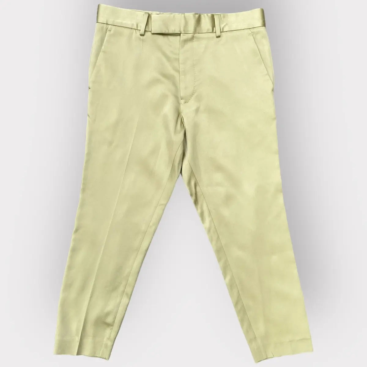 Haider Ackermann - Shiny Yellow Cropped Pants