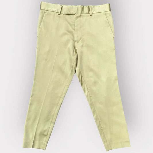 Haider Ackermann - Shiny Yellow Cropped Pants