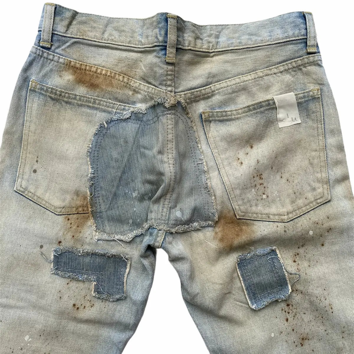 N.Hoolywood - SS10 Patchwork Damage Jeans