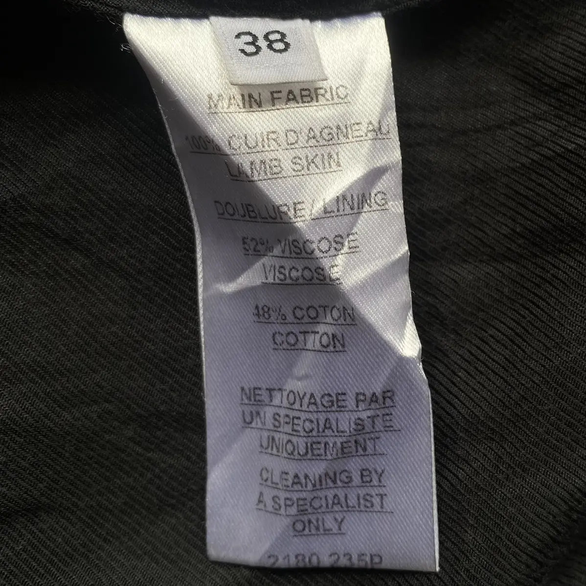 Balmain - Double Breasted Sheep Leather Coat