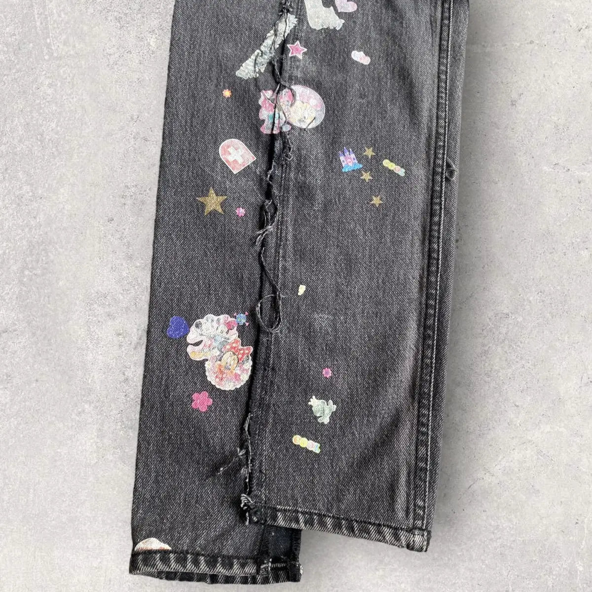 Vetements x Levi's - Deconstructed Sticker Jeans