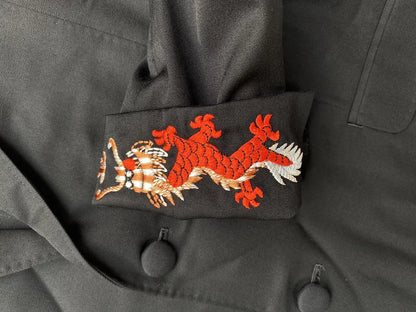 Maison MIHARA YASUHIRO - Fall12 Dragon Embroidered Roll Up Sleeves Blazer