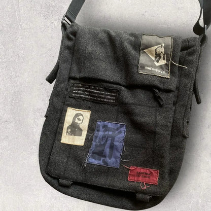 Raf Simons - Patch Wool Shoulder Bag