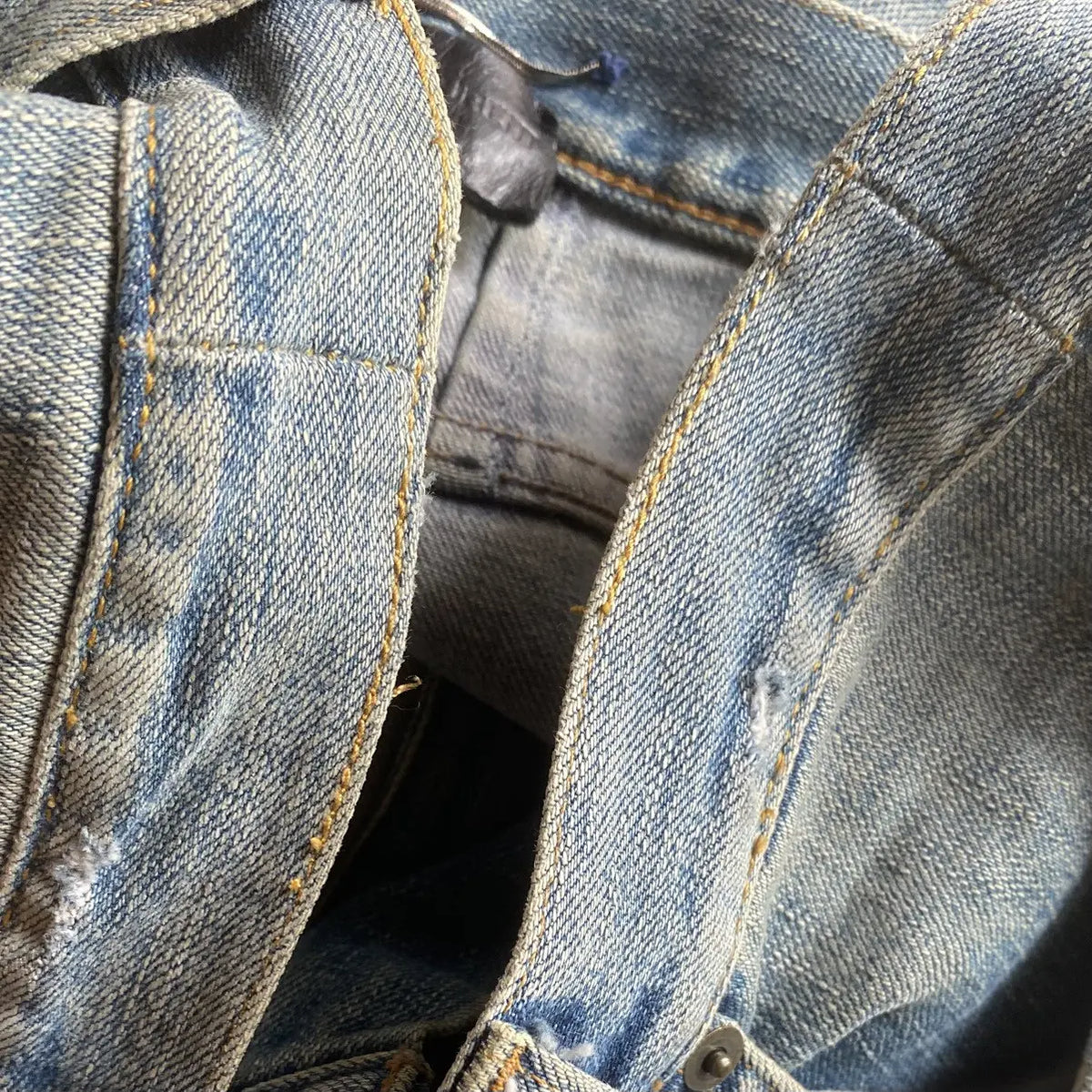 Saint Laurent Paris - Fall14 Destroyed Denim