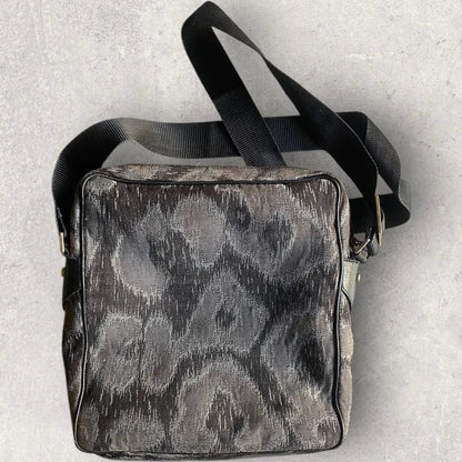 Vivienne Westwood - Black Jacquard Leopard Cross body Bag