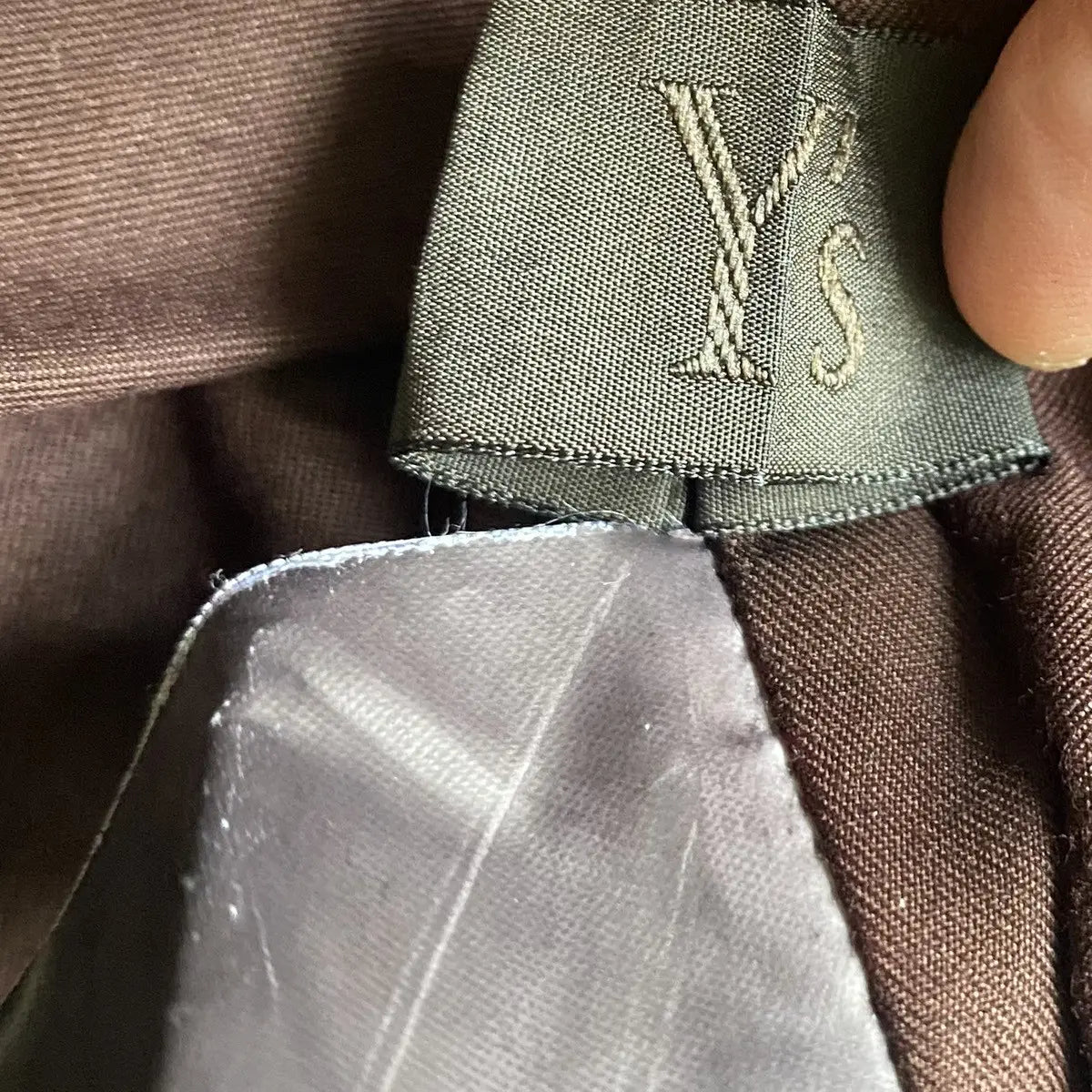 Yohji Yamamoto - Y’s Object Dye Diagonal Back Open Details Shirt