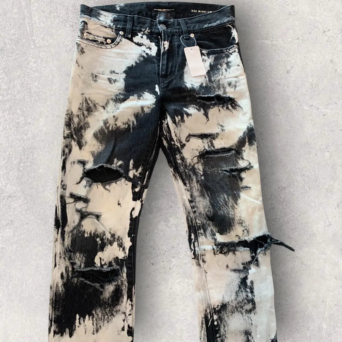 Saint Laurent Paris - SS16 “Surf Sound” Acid Wash Destroyed By Hedi Slimane