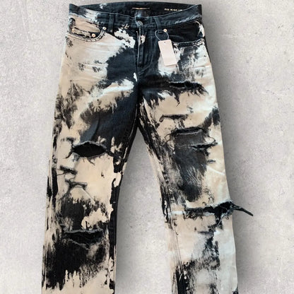 Saint Laurent Paris - SS16 “Surf Sound” Acid Wash Destroyed By Hedi Slimane
