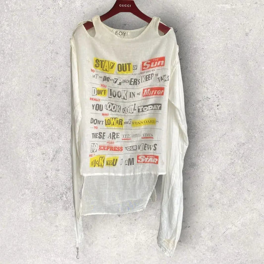 Boy London  Vintage 80’s Boy - Blackmail Seditionaries Muslin