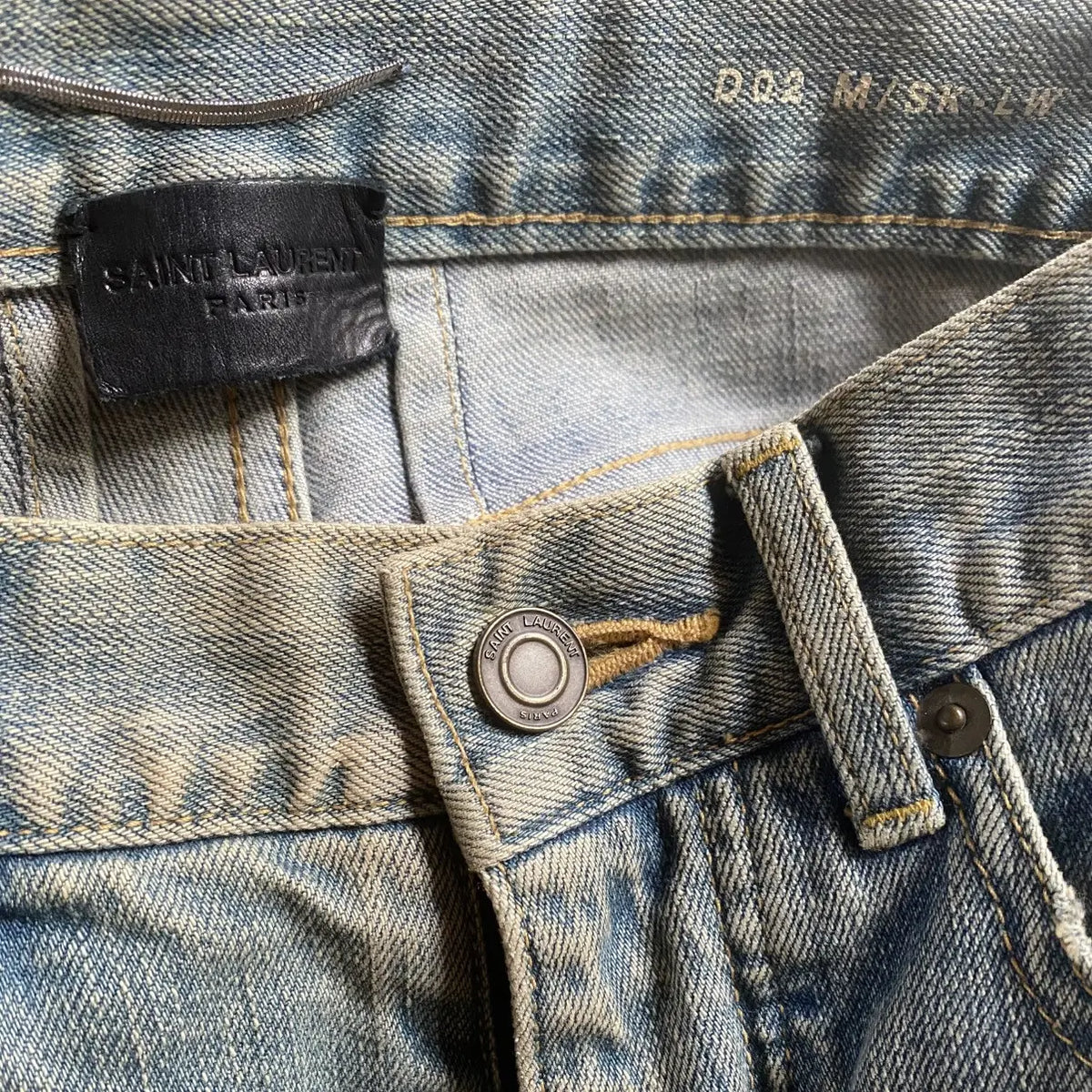 Saint Laurent Paris  SS14 Re issue Big Crash Denim