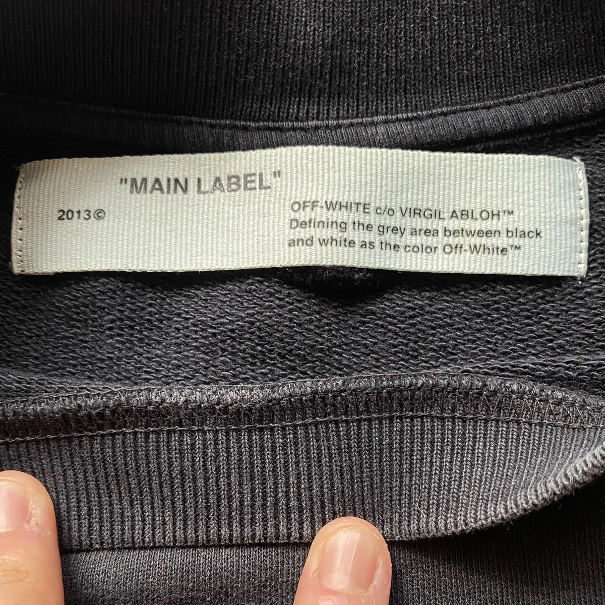 Off-White - FW18 3D Line Crewneck Sweater