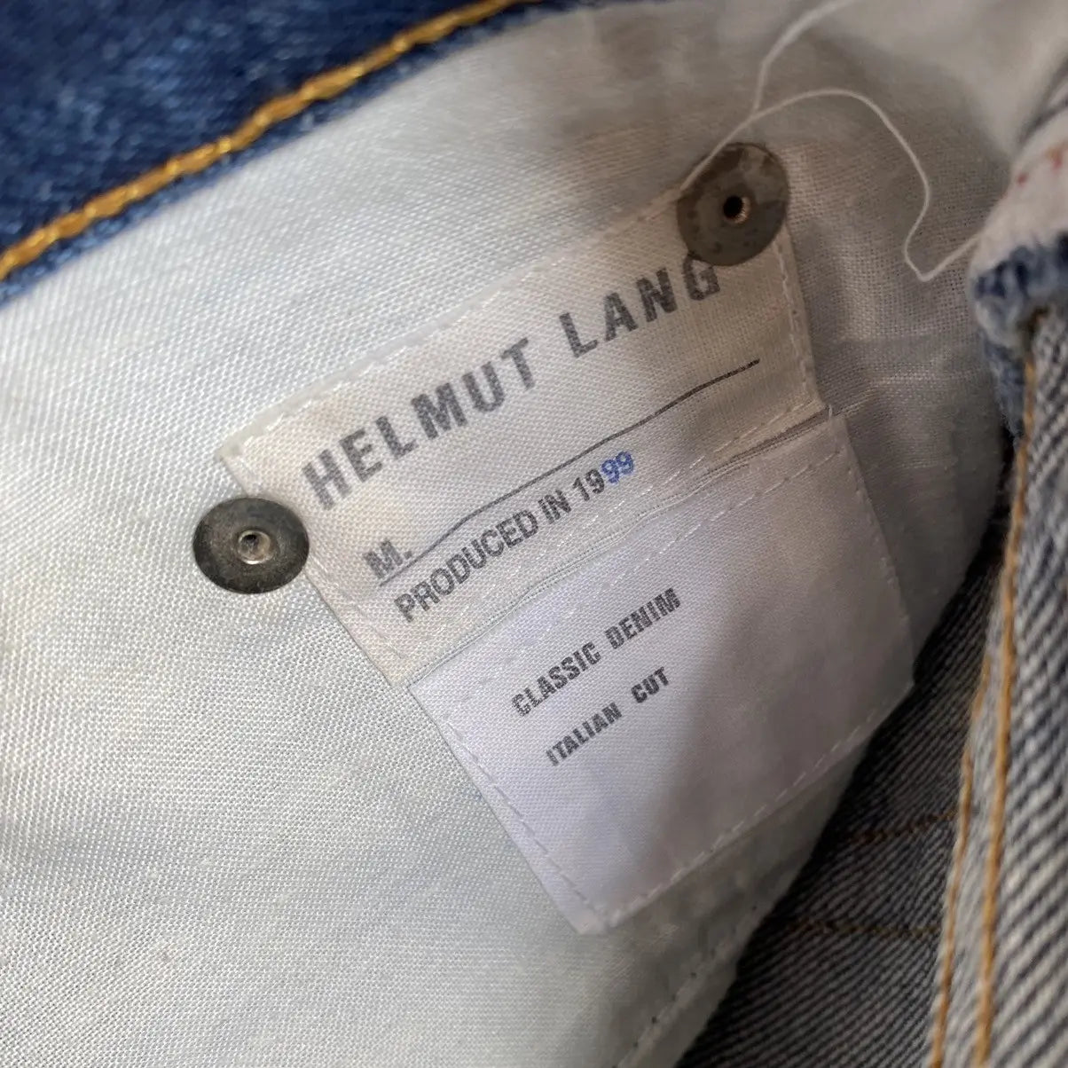 Helmut Lang - Archive 1999 Classic Denim Italian Cut