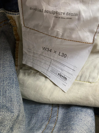 Visvim - Social Sculpture Damage Denim