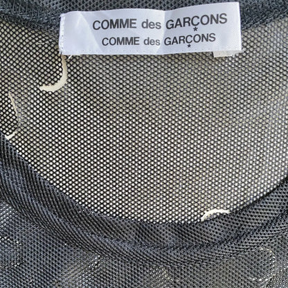 Comme Des Garcons - Floral Laser Cut Mesh Net T Shirt