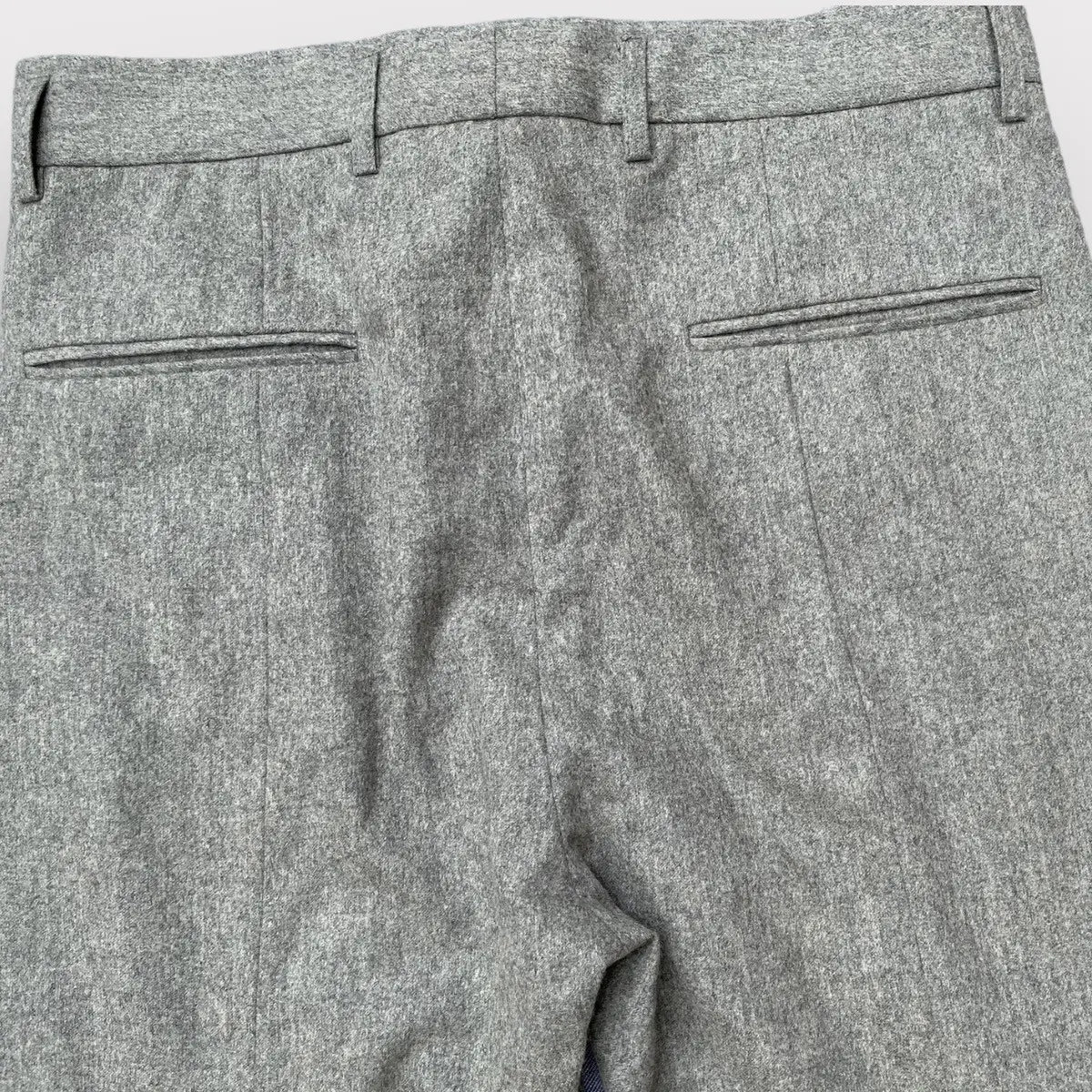 Haider Ackermann - Laine Wool Grey Cropped Pants