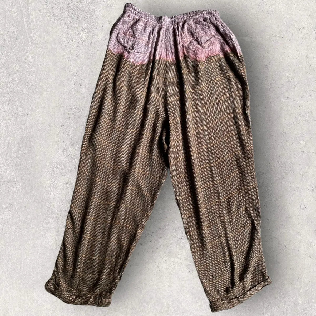 Comme des Garcons : Vintage aw93 Runway Elastic waist Dye Pants