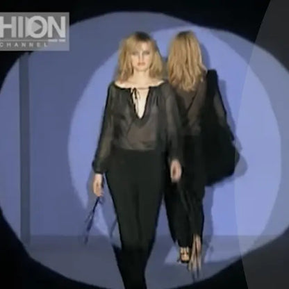 Gucci - Vintage SS96 Gucci By Tom Ford Lace Blouse