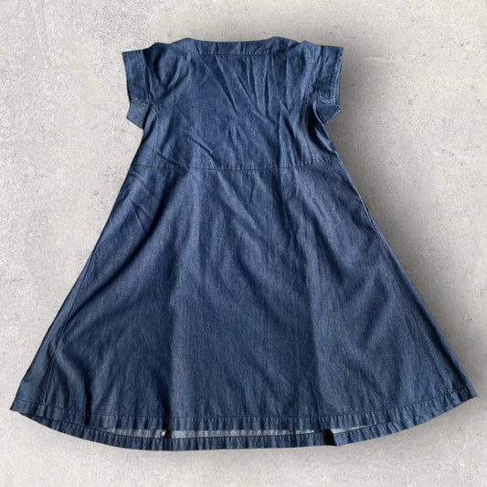 Comme des Garcons - Tricot Blue Chambray Oversized Dress