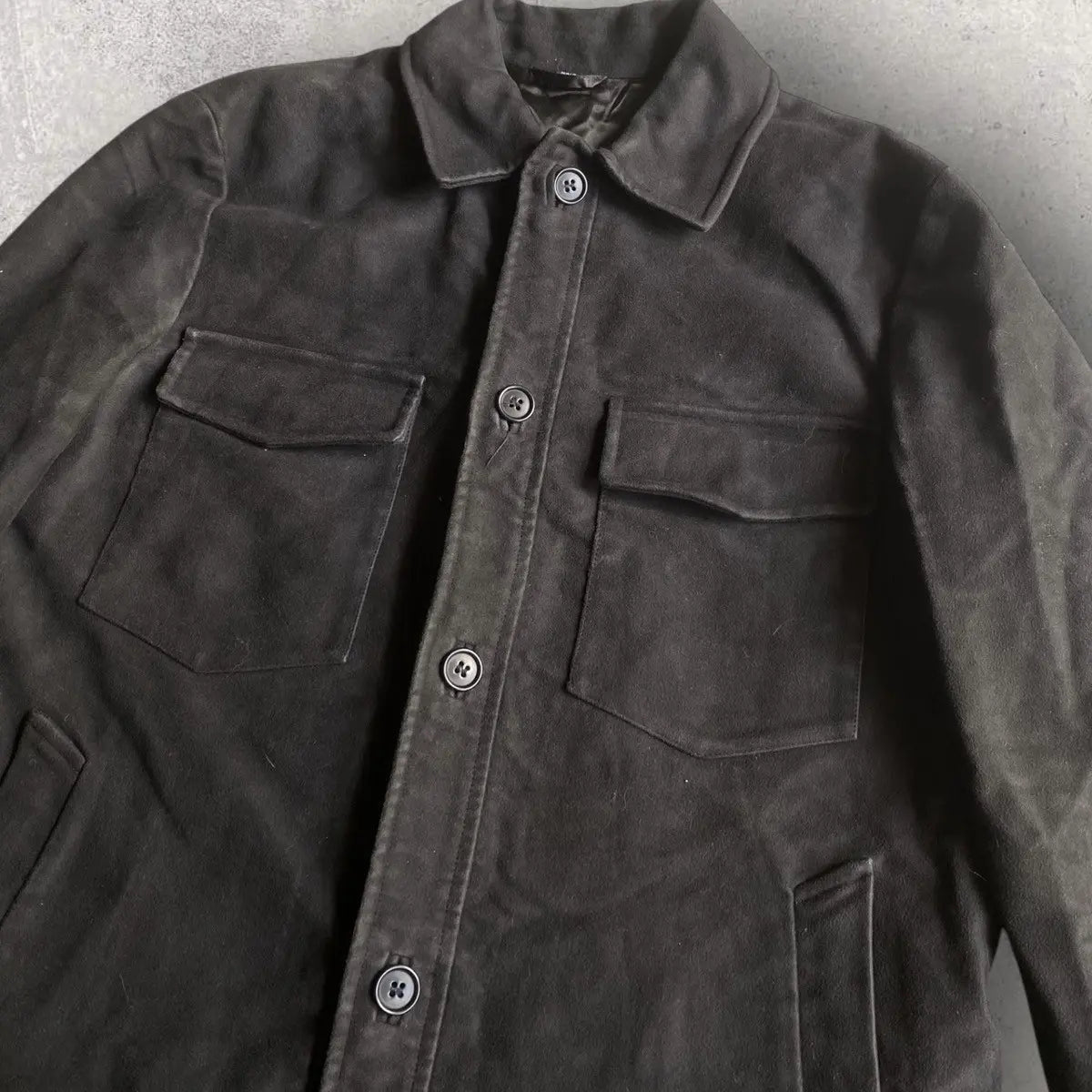 Helmut Lang - Archive Fall 2004 Moleskin Coat